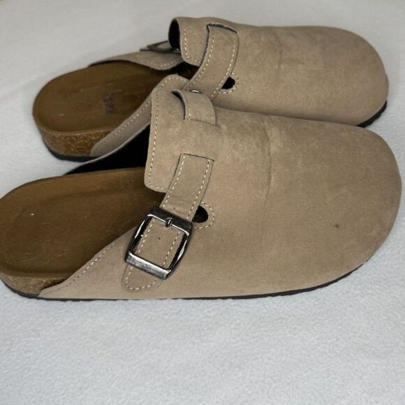 Ecetana Women’s Suede Clogs & Mules – Size 7 - Picture 4 of 5